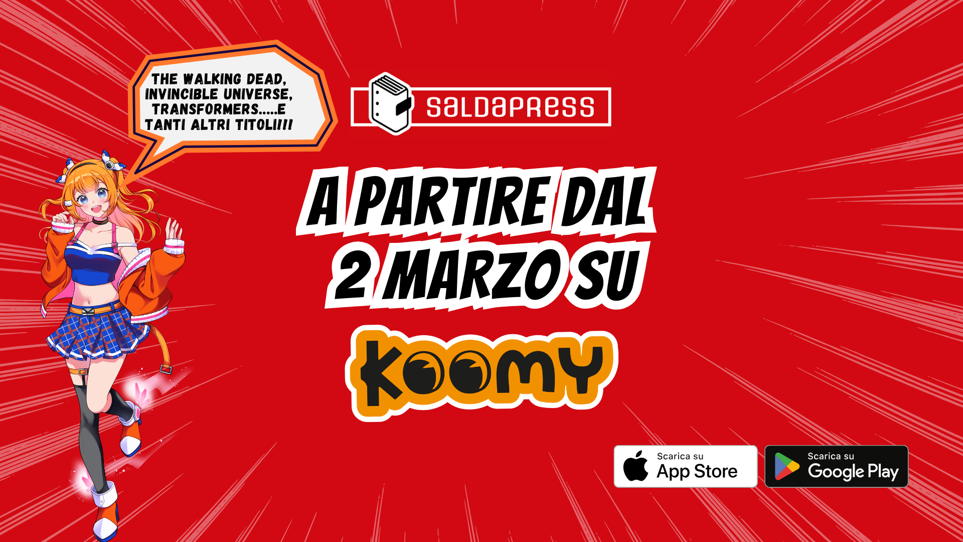 SaldaPress arriva su Koomy: The Walking Dead, Invincible e tutto l'Energon Universe in digitale dal 2 marzo
